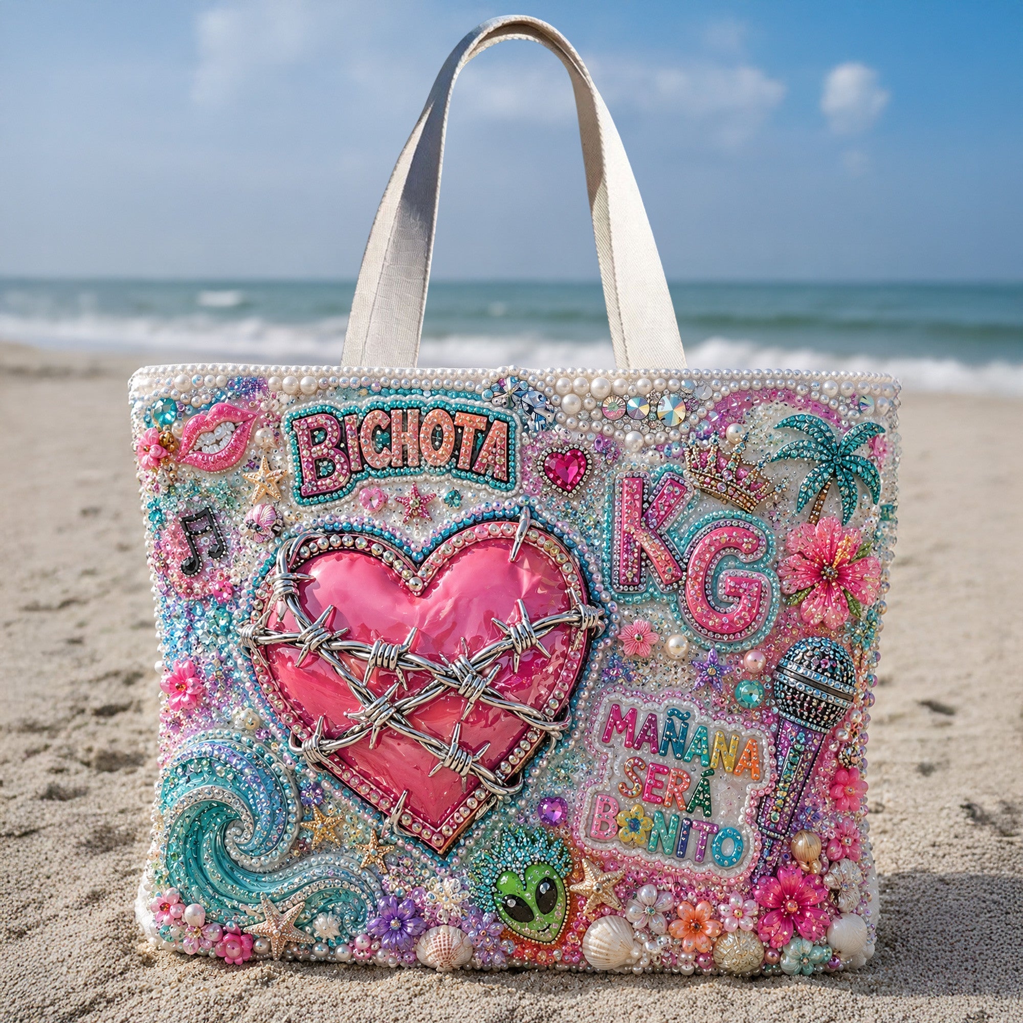 KRG Summer Vibes Tote Bag HTTT